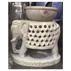 Soapstone Handmade Tea Light Burner - Product Image 1