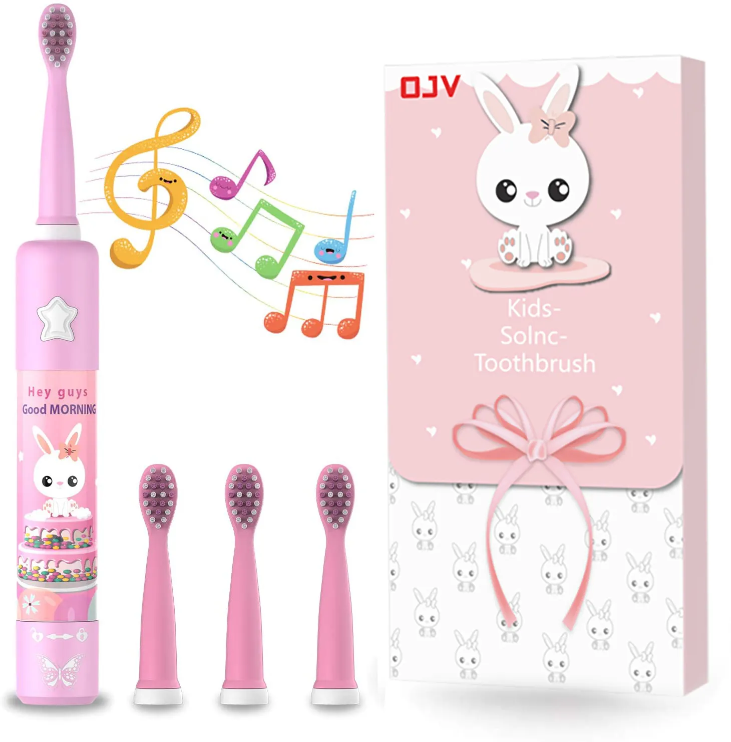 Automatic Toothbrush Kids Electrical Toothbrush 3 Modes USB Charging Age 3+ Musical Children Singing Electric Toothbrush