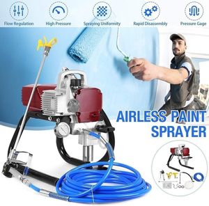 Pulverizador de pintura eléctrico profesional de 110V, sin aire de alta presión con <span class=keywords><strong>pistola</strong></span> de pintura de pared en aerosol ajustable - Product Image 2