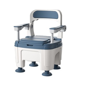 Chaise de toilette élévatrice pour personnes âgées, usage intérieur, avec seau à urine mobile et finition lisse, toilette pour adultes élévatrice de classe II - Product Image 5