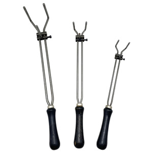 Pince pour bol <span class=keywords><strong>en</strong></span> <span class=keywords><strong>or</strong></span> et <span class=keywords><strong>en</strong></span> argent avec manche <span class=keywords><strong>en</strong></span> bois, pince pour creuset, pince pour bol <span class=keywords><strong>en</strong></span> <span class=keywords><strong>or</strong></span> - Product Image 1