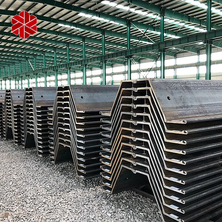 Steel Sheet U Pile 6/9/12m Steel Profile GB JIS EN Carbon Steel Factory Customization