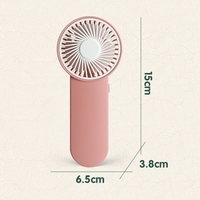 Nouveau mini ventilateur portatif à recharge USB, silencieux et portable, disponible en plusieurs couleurs, personnalisation possible