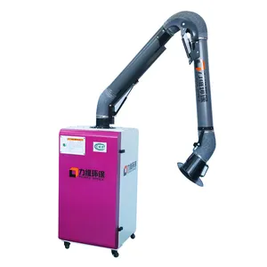 Movable pulse jet clean industrial welding dust remover dust collector fume extractor