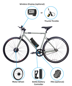 Kit de Bicicleta Eléctrica con Asistencia al Pedaleo LVBU, <span class=keywords><strong>Motor</strong></span> de Cubo de 250 W, Límite de Velocidad de 25 km/h, Compatible con Ruedas de 16, 20, 24, 26, 27.5, 28, 29 Pulgadas y 700C - Product Image 3