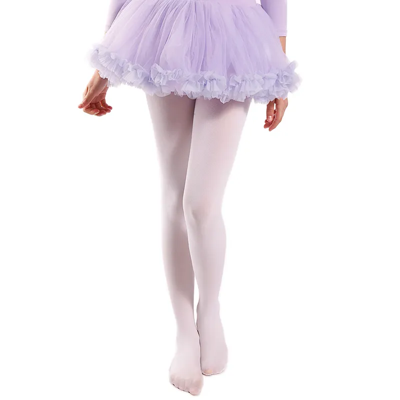 80d Ballet Panty Voor Meisjes Ultra Zachte Dans Panty Elastische Voetige Panty Voor Peuter Meisjes Panty