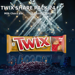 Boîte de présentation de biscuits au <span class=keywords><strong>chocolat</strong></span> au lait solide <span class=keywords><strong>américain</strong></span> en vrac, barre de biscuits au caramel, boîte de présentation, 3,02 oz, paquet de 24 - Product Image 3