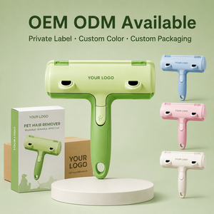 Rouleau anti-poils personnalisé en gros, réutilisable, autonettoyant, efficace, double face, portable, écologique, pour poils d'animaux sur canapés et draps - Product Image 2
