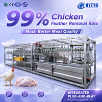 Chaîne de production mobile CE 1000BPH pour l'abattage de volailles et de poulets, sans infrastructure requise, équipement d'abattage en conteneur mobile