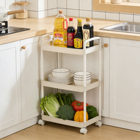 Chariot de rangement pour jouets, étagère à livres, support à collations, organisateur de rangement, accessoires de salle de bain, organisateur de placard, rangement de cuisine avec roulettes