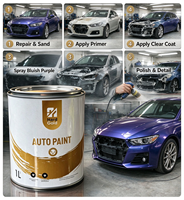Peinture en poudre électrostatique super brillante effet miroir violet bonbon pour cadre de vélo, revêtement durable en poudre époxy chromée