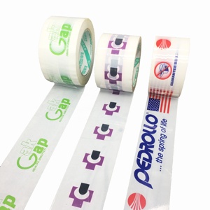 Bán buôn tùy chỉnh <span class=keywords><strong>Bopp</strong></span> đóng gói Băng duy nhất hai mặt áp lực nhạy cảm Acrylic 100m không thấm nước cá nhân in logo bao bì - Product Image 5