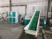 Granulateur de recyclage à refroidissement par air pour flocons de plastique PE à alimentation rapide SJ-100