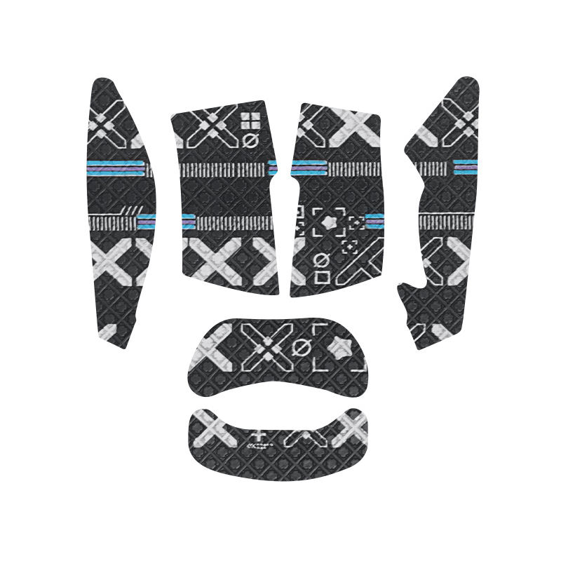 1pcs tout compris Souris autocollant-Noir