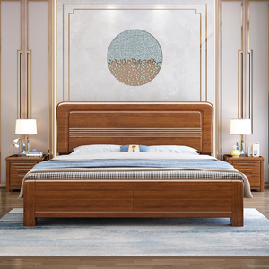 DaZhangJiaJu Solid Wood <b>Bed</b> 1.8M <b>Double</b> Storage High <b>Box</b> Bedroom Furniture - Product Image 2