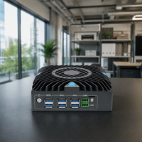 Mini PC Pare-feu Intel Core i3 i5 8ème et 10ème Génération N312F, 4 Ports LAN, 6 USB 3.1, Ordinateur de Sécurité Réseau Industriel, Vision Artificielle