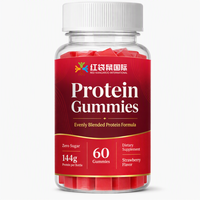 Gummies protéinés à marque privée, sans sucre, testés par un tiers, fabricant de compléments alimentaires OEM ODM, directement de l'usine