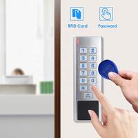 Serrure de porte intelligente étanche Tuya Wifi, contrôle d'accès par code, clavier 125 kHz, 2000 utilisateurs, système de contrôle d'accès de sécurité extérieur