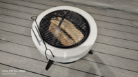 Brasero d'extérieur haut de gamme coréen moderne en acier, sculpté à la main, en fibre-ciment luxueux, pour la maison, le camping et le barbecue au charbon de bois