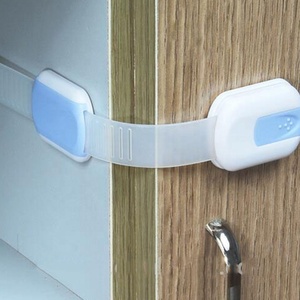 Children's Drawer <strong>Lock</strong> Safety <strong>Lock</strong> Baby Proofing Stronger Adhesive Safety Cabinet <strong>Lock</strong> <strong>for</strong> <strong>Cupboard</strong> Cabinet Door Drawers - Product Image 5