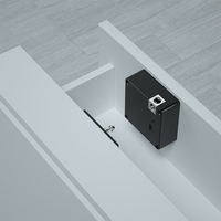 KEMUU Serrure Électronique Intelligente Invisible pour Meuble, Verrou de Casier à Carte RFID Caché Sous la Table, Serrure de Tiroir RFID Dissimulée