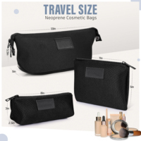 Trousse de Toilette et Cosmétiques Personnalisée en Néoprène Royal Fair – Sacs en Néoprène Maillé ODM – Trousse de Voyage Organisateur pour Soins de la Peau et Articles de Toilette