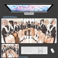 Tapis de souris Anime sexy Tapis de souris Hentai Gros seins Tapis de souris Anime Ordinateur Grand tapis de jeu Fille mignonne Tapis de bureau Filles Belle