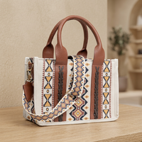 Sac fourre-tout pour femme de style bohème, sac à main rétro européen et américain, sac fourre-tout bohème pour femme, style vintage européen