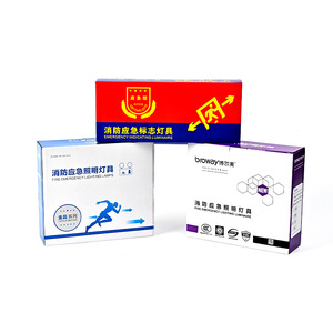 Ming Shun <b>Printing</b> Fire Emergency Light <b>Packaging</b> Box Customizable Paperboard 250gsm Ceiling Solar Lights - Product Image 4