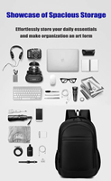 Sac à dos personnalisé en gros grande capacité pour ordinateur de voyage d'affaires loisirs multifonctionnel étanche Oxford pour ordinateur portable