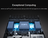 Serveur en rack FusionServer 5298V7 polyvalent nouvelle génération 4U 2-sockets Xeon en stock
