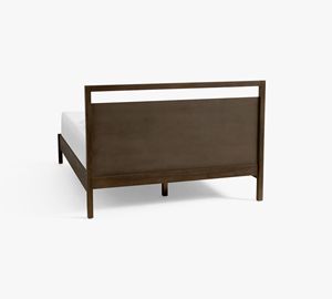Cama de Madera Maciza de Estilo Rústico Francés con Cuatro Postes, Estructura de Cama de Madera Tallada a Mano de Estilo Vintage para Muebles de Dormitorio - Product Image 5