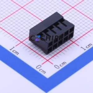 511101051 Housing (Wire-to-Board / Wire-to-Wire) P=2mm Connector ( Jack Structure: 2x5P )( Pitch: 2mm )( Row Spacing: 2mm ) - Product Image 1