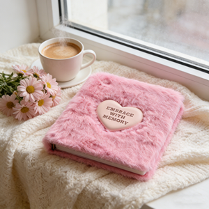 Album <span class=keywords><strong>photo</strong></span> personnalisé haut de gamme en peluche douce avec insert en cuir et éponge en forme de cœur, pour la mémoire de bébé, cadeau de mariage, décoration intérieure - Product Image 4