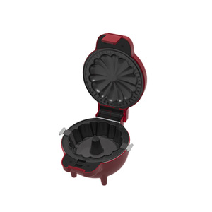 เครื่องทำโดนัทไฟฟ้า2 in 1 500W แบบปรับแต่งได้เองเครื่องทำ<span class=keywords><strong>เค้ก</strong></span><span class=keywords><strong>ลาวา</strong></span>ขนาดเล็กสำหรับอาหารเช้า - Product Image 3