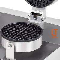 Prix usine Double face 2 plantes gaufrier Machine gaufrier Machine Machine commerciale pour gaufres