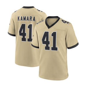 Maillots de football de la Nouvelle-<span class=keywords><strong>Orléans</strong></span> de haute qualité en gros, 12 Chris Olave, 32 Tyrann Mathieu, 22 Rashid Shaheed, 41 Alvin Kamara, cousus - Product Image 2