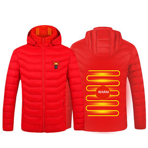 Chaqueta Deportiva Personalizada de Lona para Hombre, Cortavientos, con Calefacción, 5V USB, Chaqueta con Capucha para Exteriores - Product Image 3