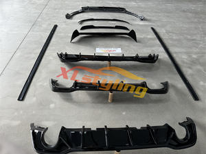 Pare-chocs de voiture XLstyling pour VW <span class=keywords><strong>Golf</strong></span> MK8 noir brillant séparateur avant lèvre diffuseur arrière <span class=keywords><strong>becquet</strong></span> jupe latérale - Product Image 2