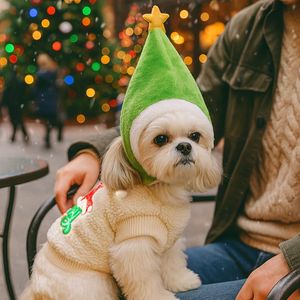 Perros, gatos, perros pequeños, cachorros, accesorios bonitos, informales, elegantes, románticos, lindos, sombrero navideño de Venus - Product Image 4