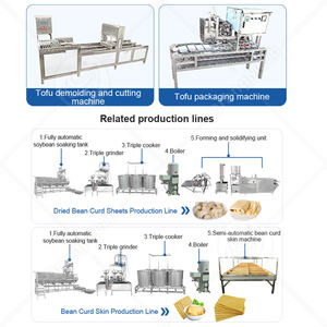 ORME Machine de fabrication de tofu de soja Machine de fabrication de tofu chinois Petit tofu mou Équipement de fabrication à vendre - Product Image 3