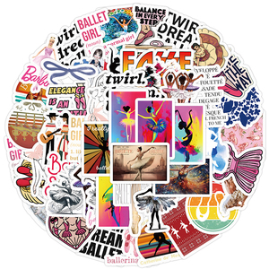 Autocollants de ballet HOYO, autocollants imperméables en gros pour <span class=keywords><strong>chaussures</strong></span> de <span class=keywords><strong>danse</strong></span>, ballerines classiques, pantoufles de studio - Product Image 1