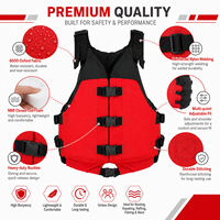 Gilet de sauvetage commercial 150N pour le rafting, en tissu Oxford 600D et mousse NBR, pour le sauvetage en kayak de vallée