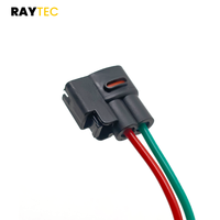 Connecteur de prise de bougie d'allumage automobile 2 broches femelle en cuivre avec boîtier PBT pour remplacement moteur Renault Clio Megane 12V