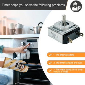 180 minuti 250V Timer meccanico <span class=keywords><strong>forno</strong></span> con manopola di allarme albero tondo interruttore <span class=keywords><strong>per</strong></span> casa & Hotel elettrico <span class=keywords><strong>accessori</strong></span> <span class=keywords><strong>per</strong></span> <span class=keywords><strong>forno</strong></span> industriale - Product Image 4