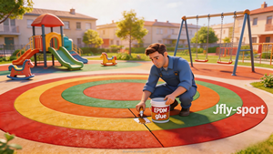 Granulés de caoutchouc EPDM pour rampes d'accès, matériau de revêtement antidérapant et sûr pour les allées pour personnes handicapées, surface d'accès extérieure - Product Image 4