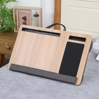 Mesa Portátil de Bambú Personalizable al por Mayor, Plegable con Cojines para las Rodillas, Ajustable Manualmente, para Uso en Casa