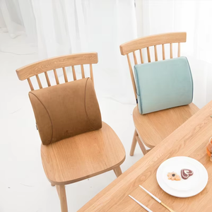 เบาะรองหลังปรับได้ เมมโมรี่โฟม ได้รับการรับรองมาตรฐาน OEKOTEX ถอดซักได้ ออกแบบตามหลักสรีรศาสตร์ สำหรับเก้าอี้เกมมิ่ง/สำนักงาน เบาะรถยนต์ - Product Image 2