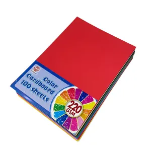 Manila 220gsm Borstelkleur Karton Lichtgele Pastelkleuren Handwerk Briefpapier Kinderen Schoolpapier