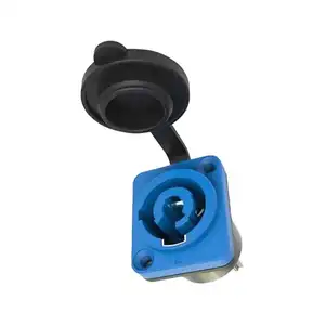 OSWELL 20A waterproof IP65 3 Pin Blue for LED Display power box powercon connector